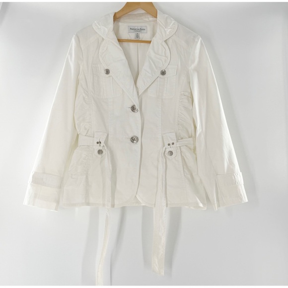 Proportion Petite Conrad C Women's White Jacket size 10 petite - Picture 9 of 12